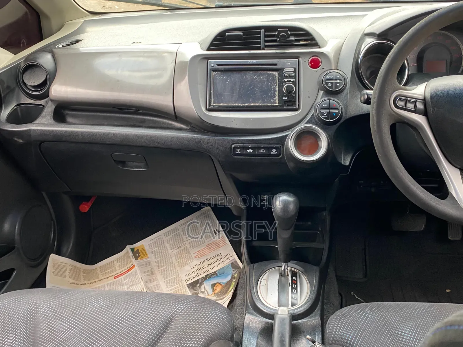 Honda Fit 2012 Black