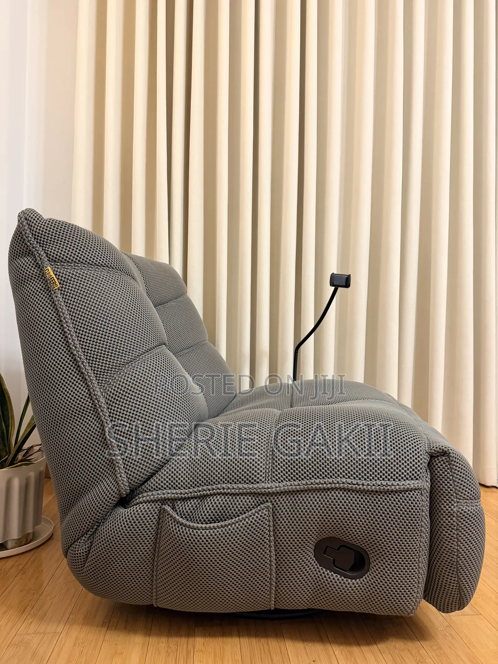 Swivel Recliner With Phone Holder