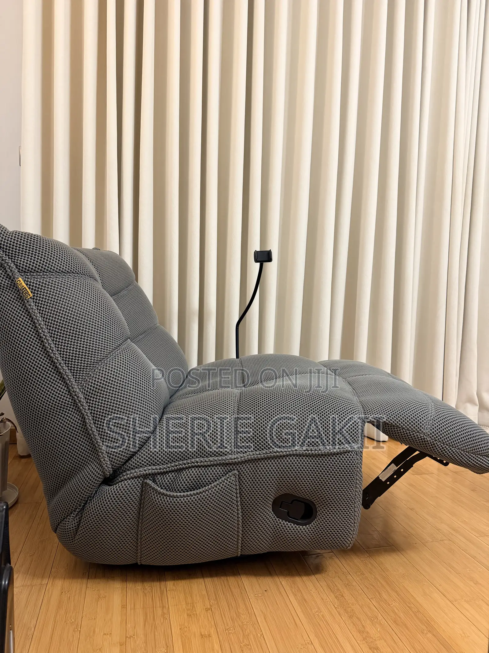 Swivel Recliner With Phone Holder