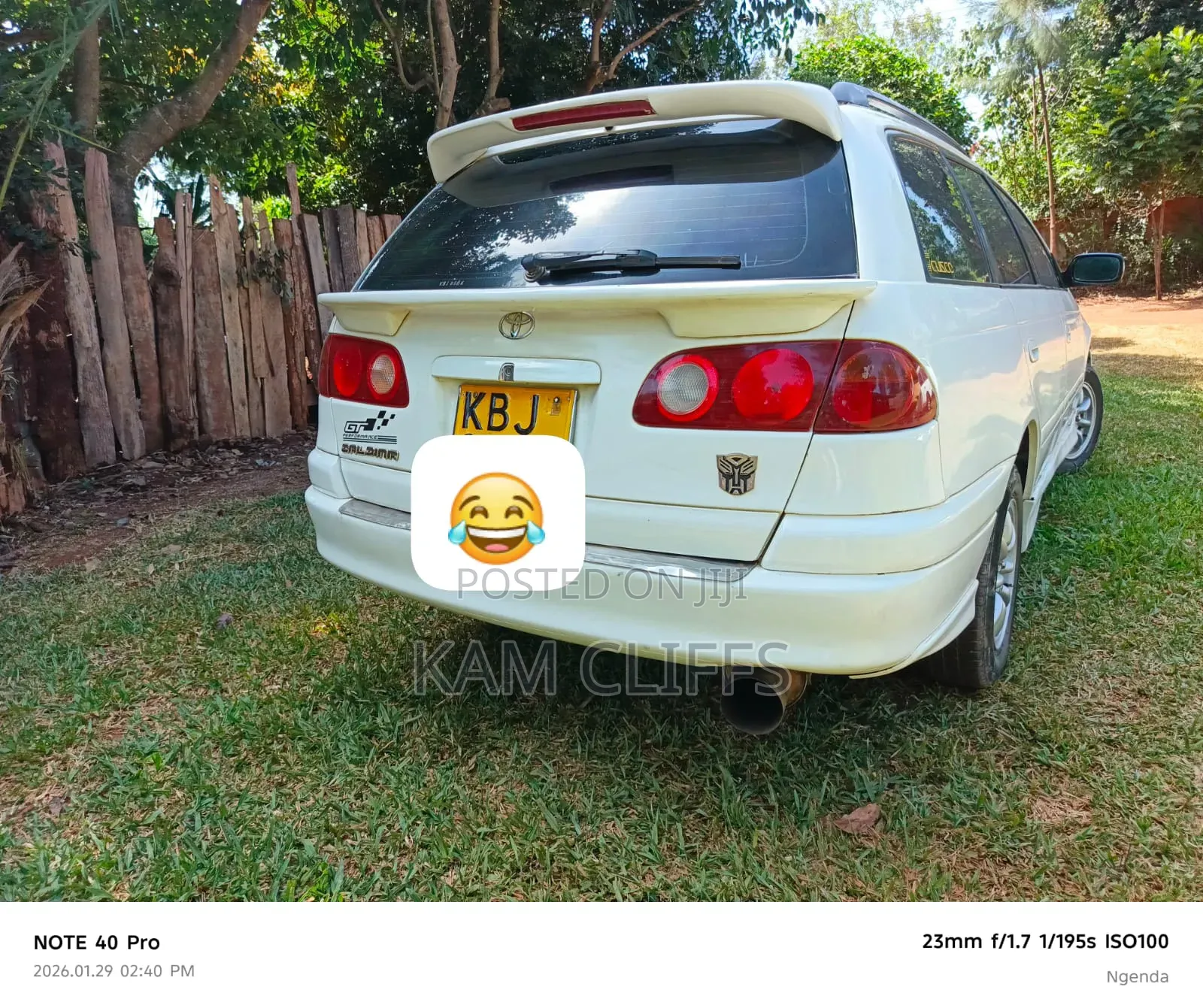 Toyota Caldina 2003 White