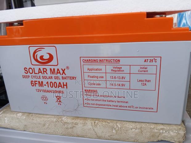 Deep Cycle Solar Gel Battery