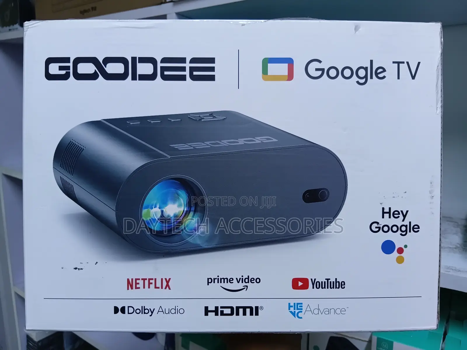This Goodee Gd500 Plus Projector Features Official Google Tv