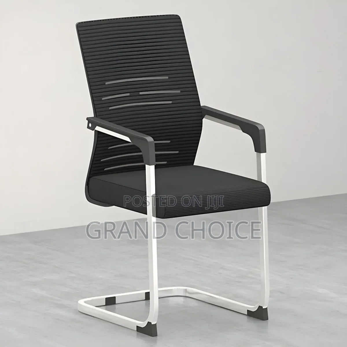 Chrome Base Waiting Chair