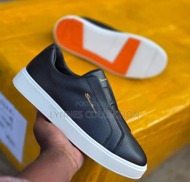 Santoni Casuals Black - thumbnail 2