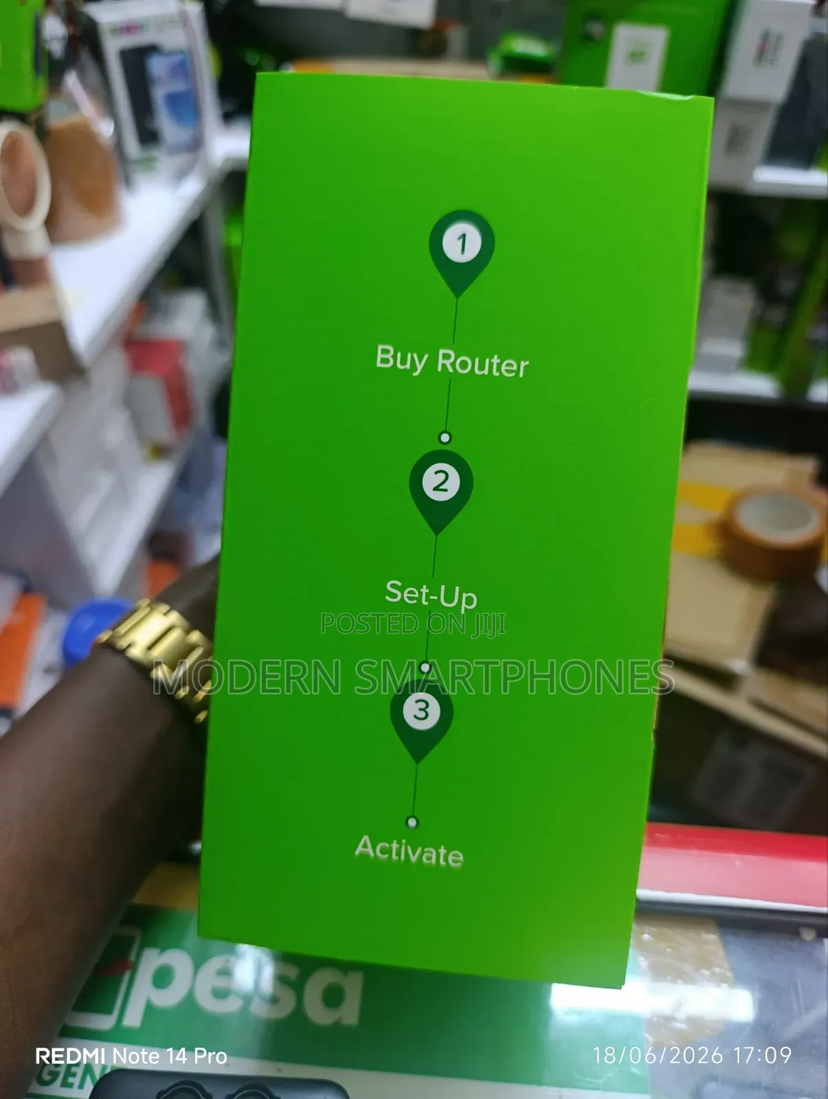 Safaricom 5g Cpe 5s Wifi Router With Powerbank