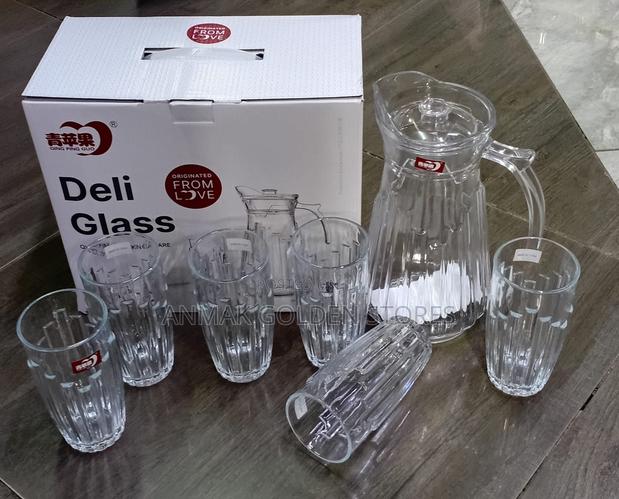 Water Set (6 Glasses + 1 Jug)