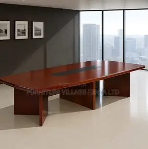 3m Modern Mahogany Conference Table