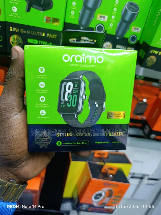 Oraimo Watch 6 Pro 1.69'' Full Touch Smart Watch