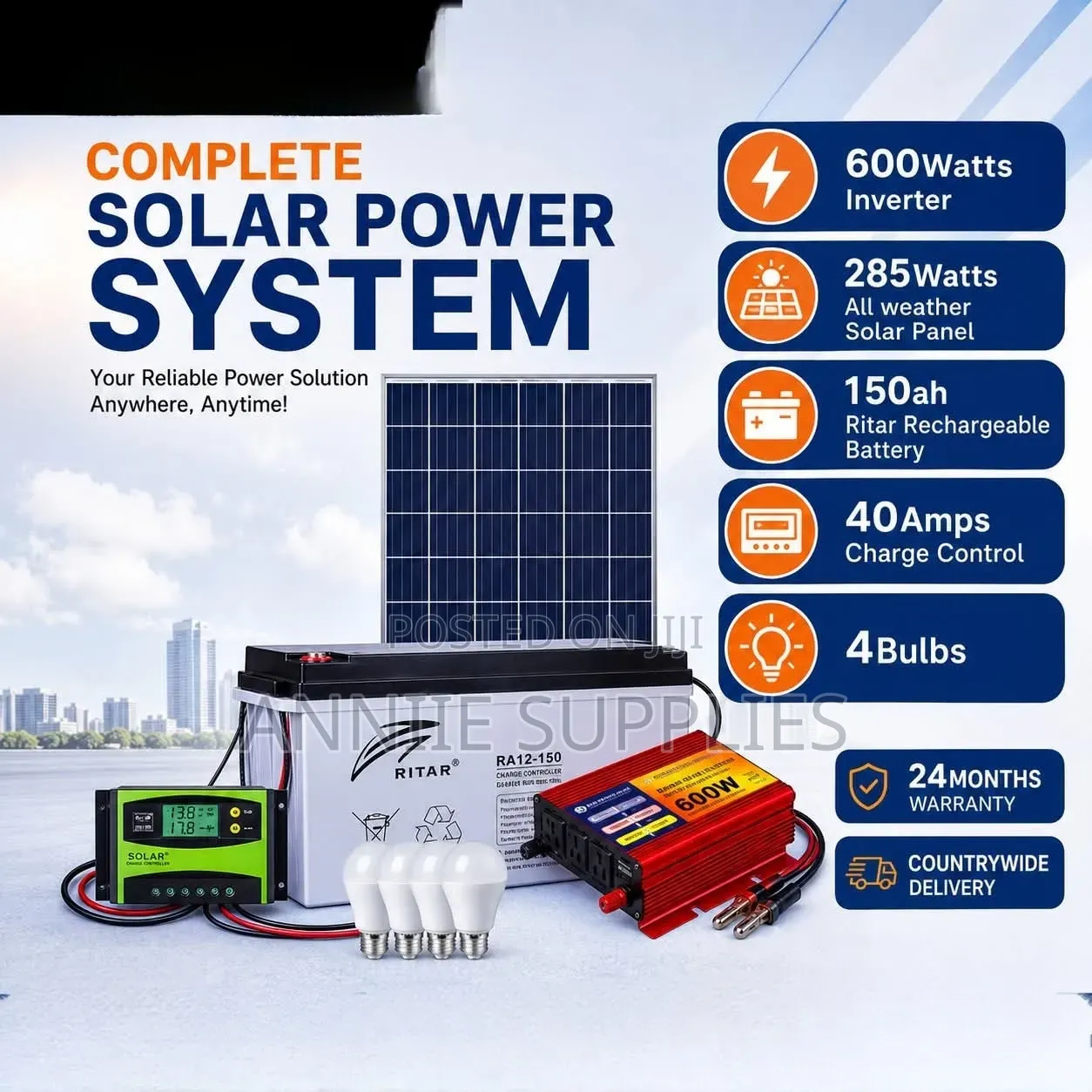 285w All Weather Solar System