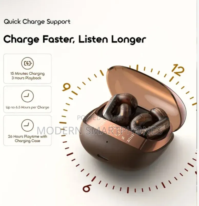 Oraimo Opensnap N2 Deep Bass Open-Ear True Wirelessbluetoothearbuds