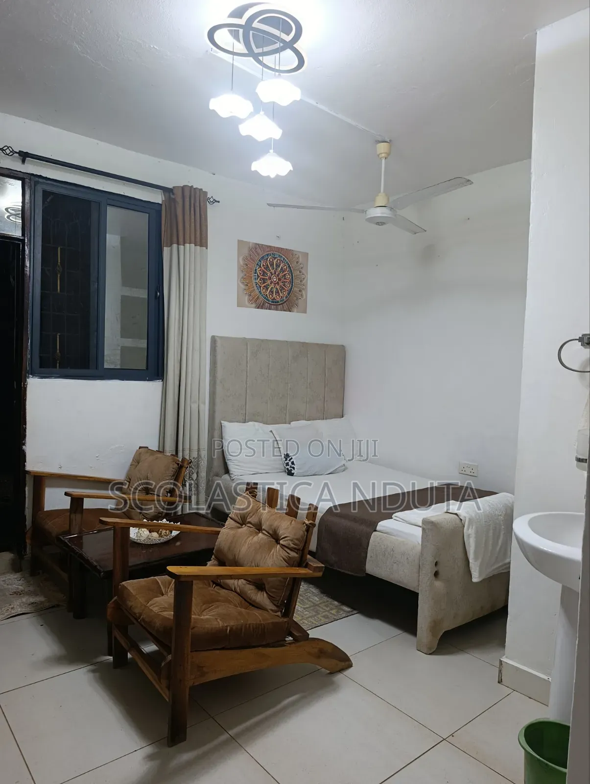 Furnished 1bdrm Bedsitter in Solian 12, Vipingo for rent
