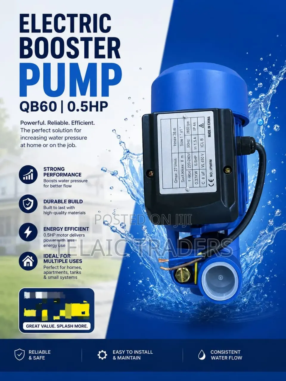 Electric Booster Pump