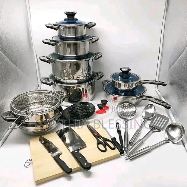 30 Pc Marwa Stainless Steel Cookware Set