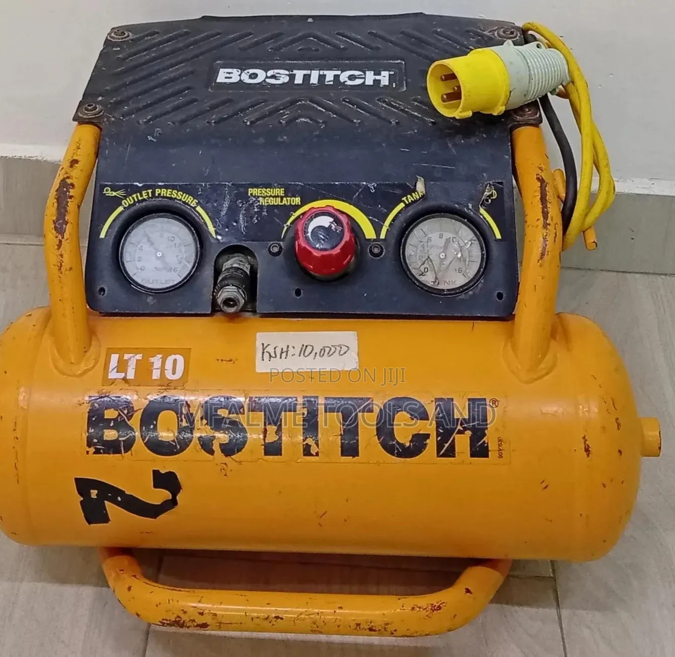 Ex-uk Portable Industrial Bostitch Air Compressor