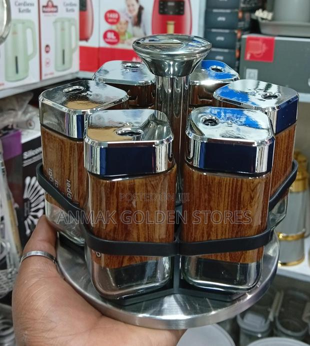 6pcs Rotatable Spice Rack