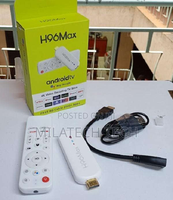 H96 Max Tv Stick Android 14 – White - main view