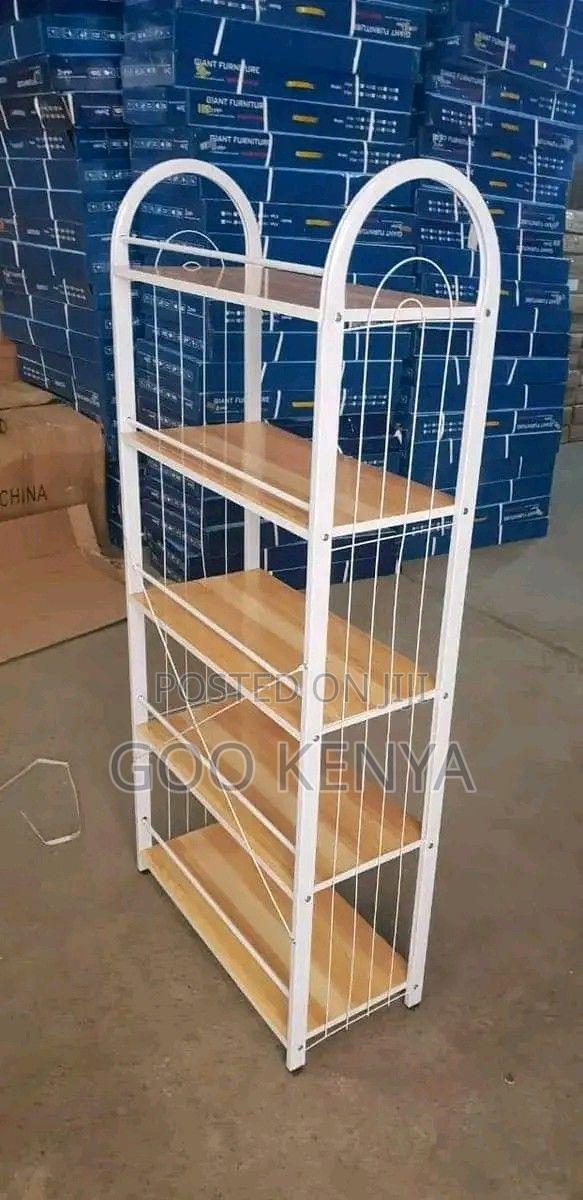 Shoe Rack; Premium Wooden Multi-Tier Shoe Storage Cabinet - thumbnail 6