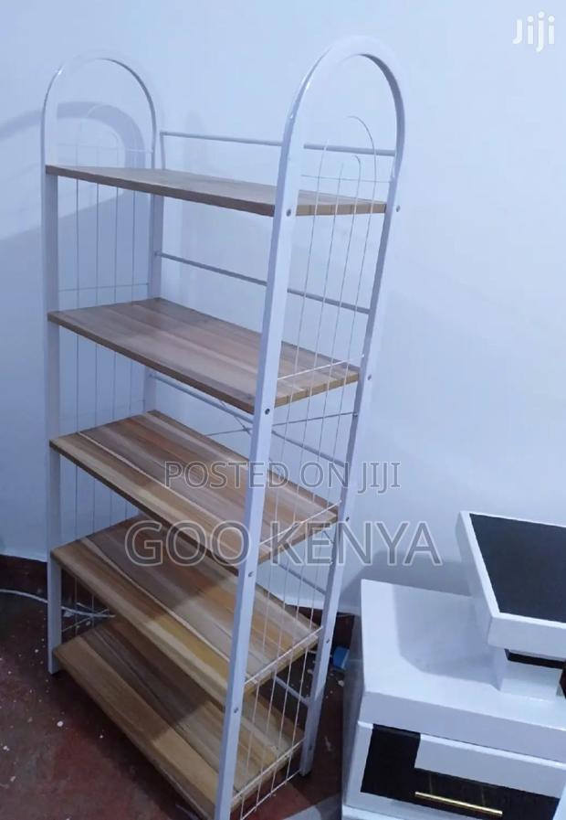 Shoe Rack; Premium Wooden Multi-Tier Shoe Storage Cabinet - thumbnail 7