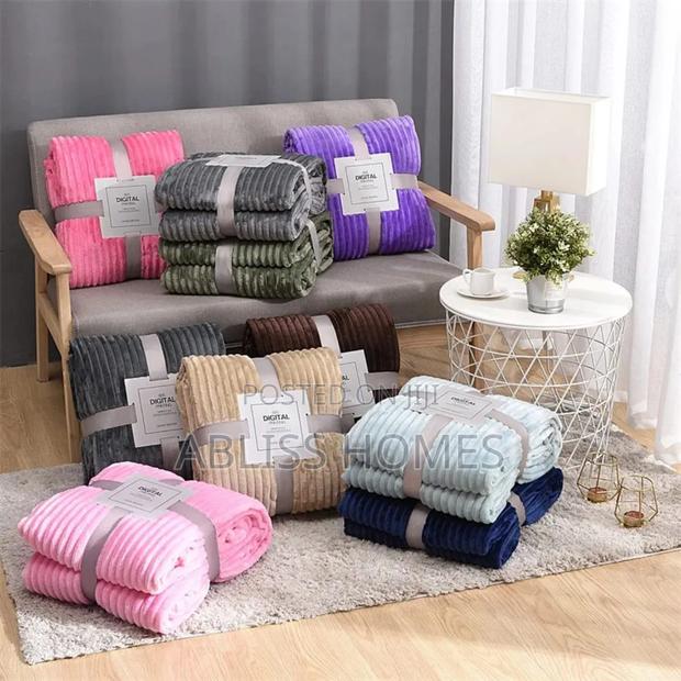 Ultra-Soft Fuzzy Fleece Throw Blankets