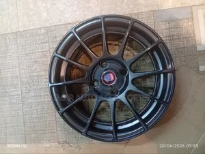 14-Inch 4-Hole Multi-Spoke Gunmetal Alloy Wheel Rim