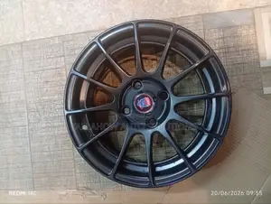 14-Inch 4-Hole Multi-Spoke Gunmetal Alloy Wheel Rim