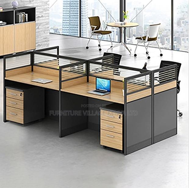 4-Way Divided Office Modular Workstation