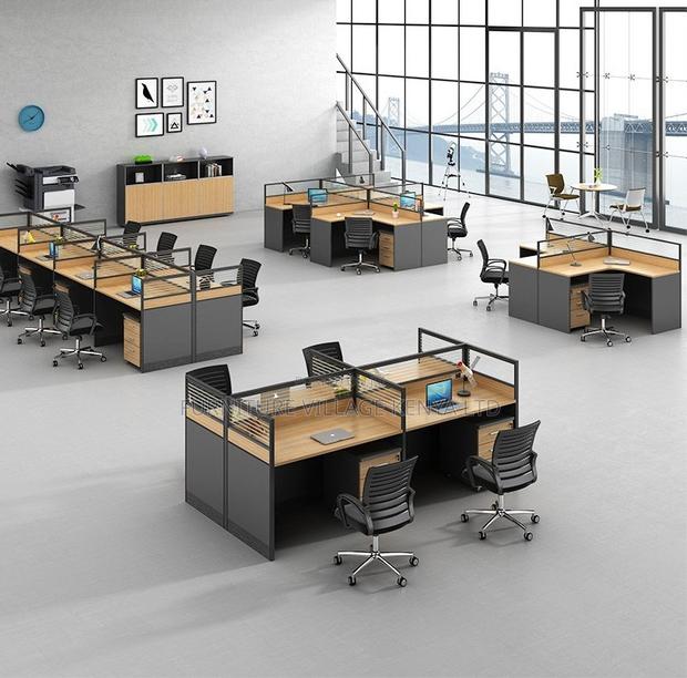 4-Way Divided Office Modular Workstation - thumbnail 2