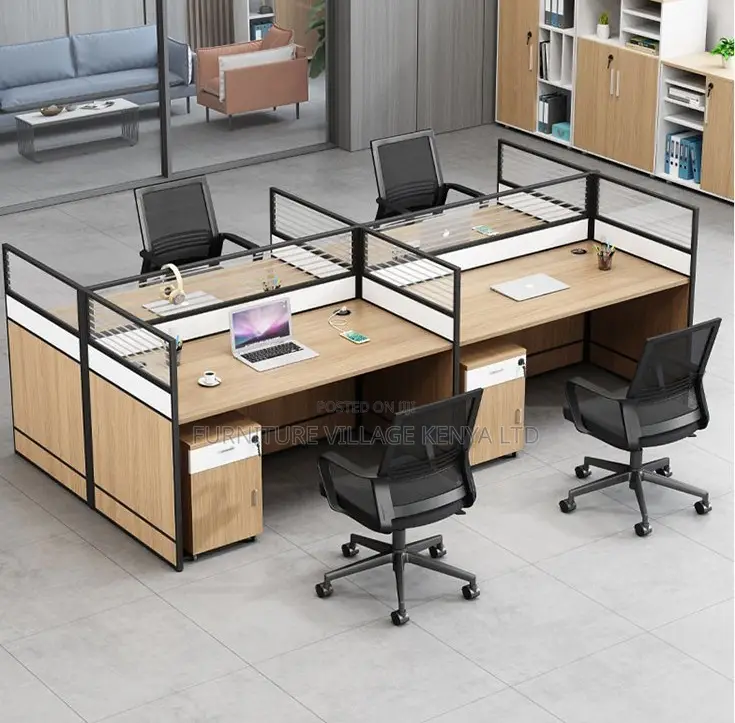 4-Way Divided Office Modular Workstation