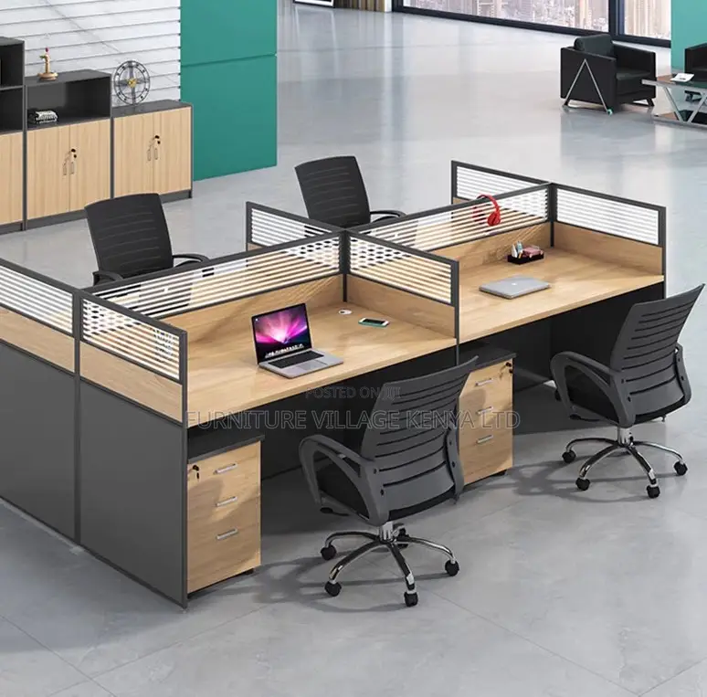 4-Way Divided Office Modular Workstation