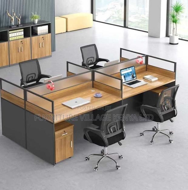 4-Way Divided Office Modular Workstation - thumbnail 5