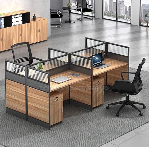 4-Way Divided Office Modular Workstation - thumbnail 6