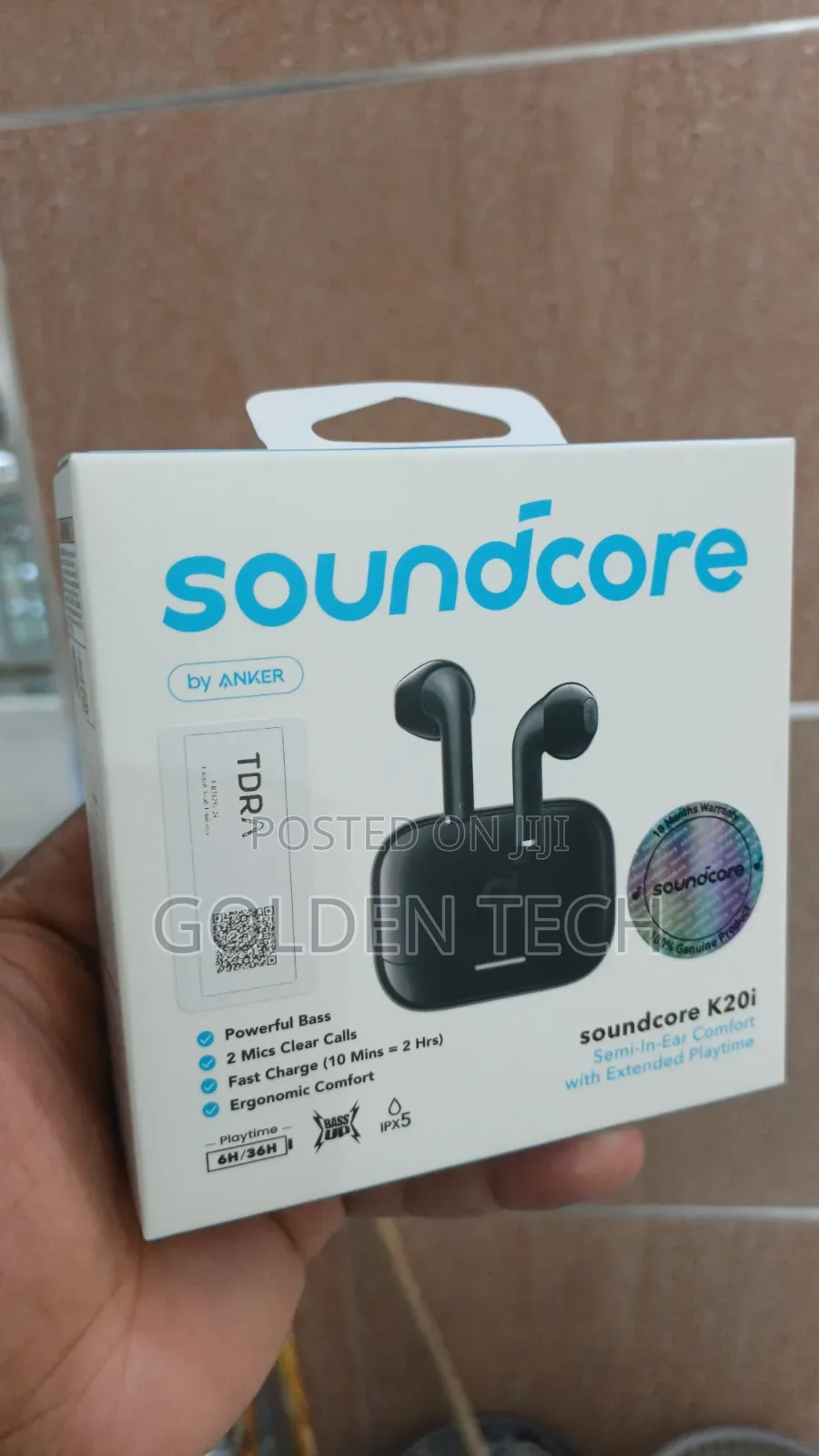 Anker Soundcore K20i Wireless Earbuds Deep Bass 36h Playtime