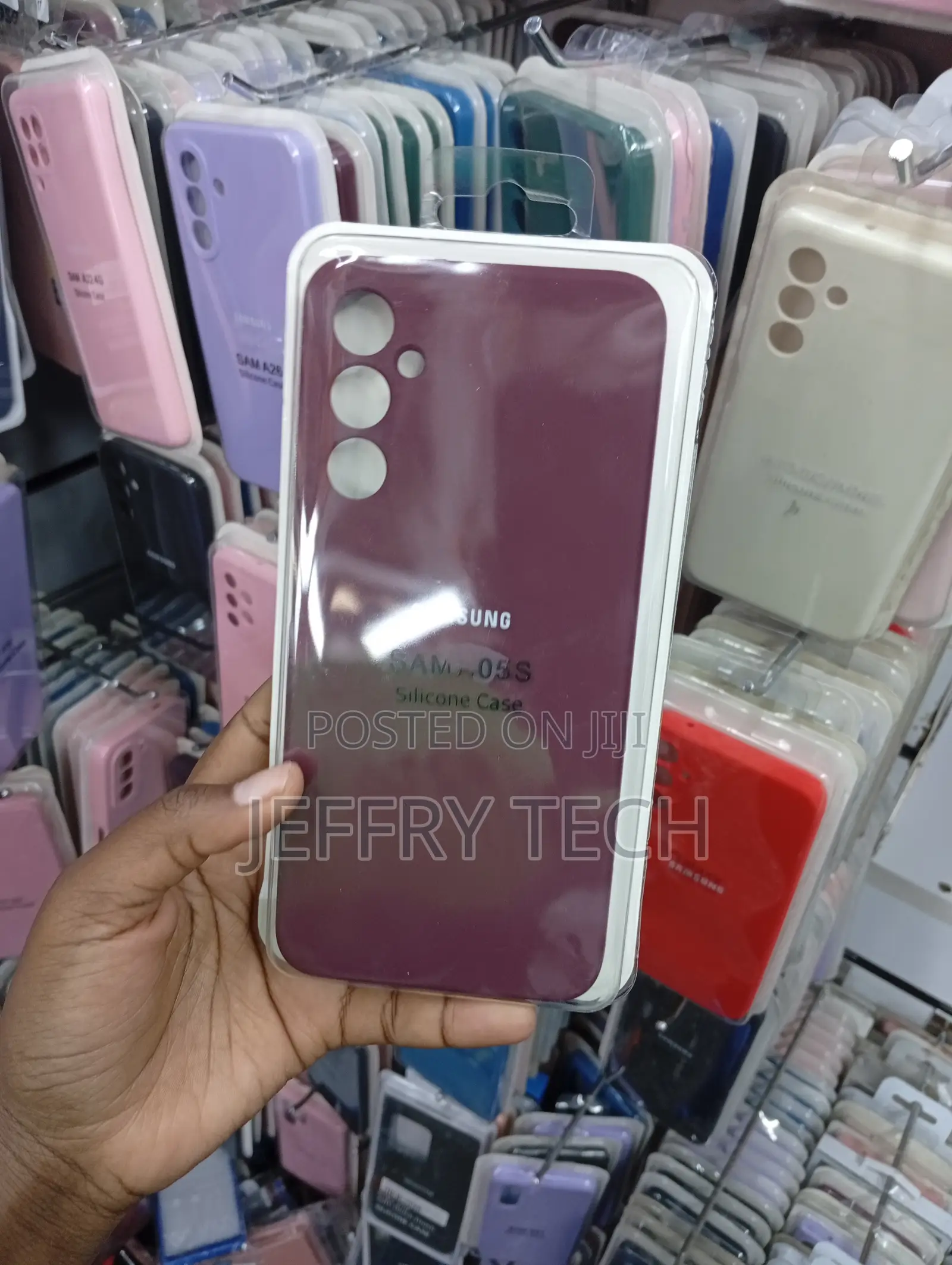 Maroon Liquid Silicone Case