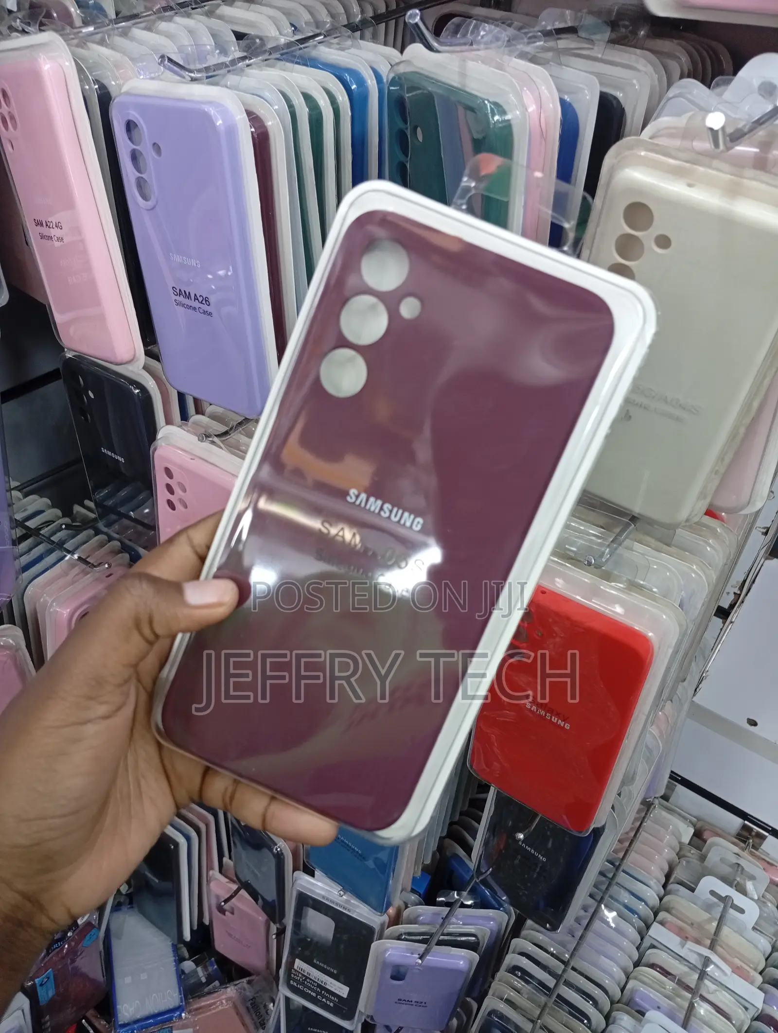 Maroon Liquid Silicone Case