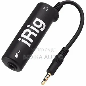 Irig-Compatible Guitar Interface Phone Audio Effects Recording