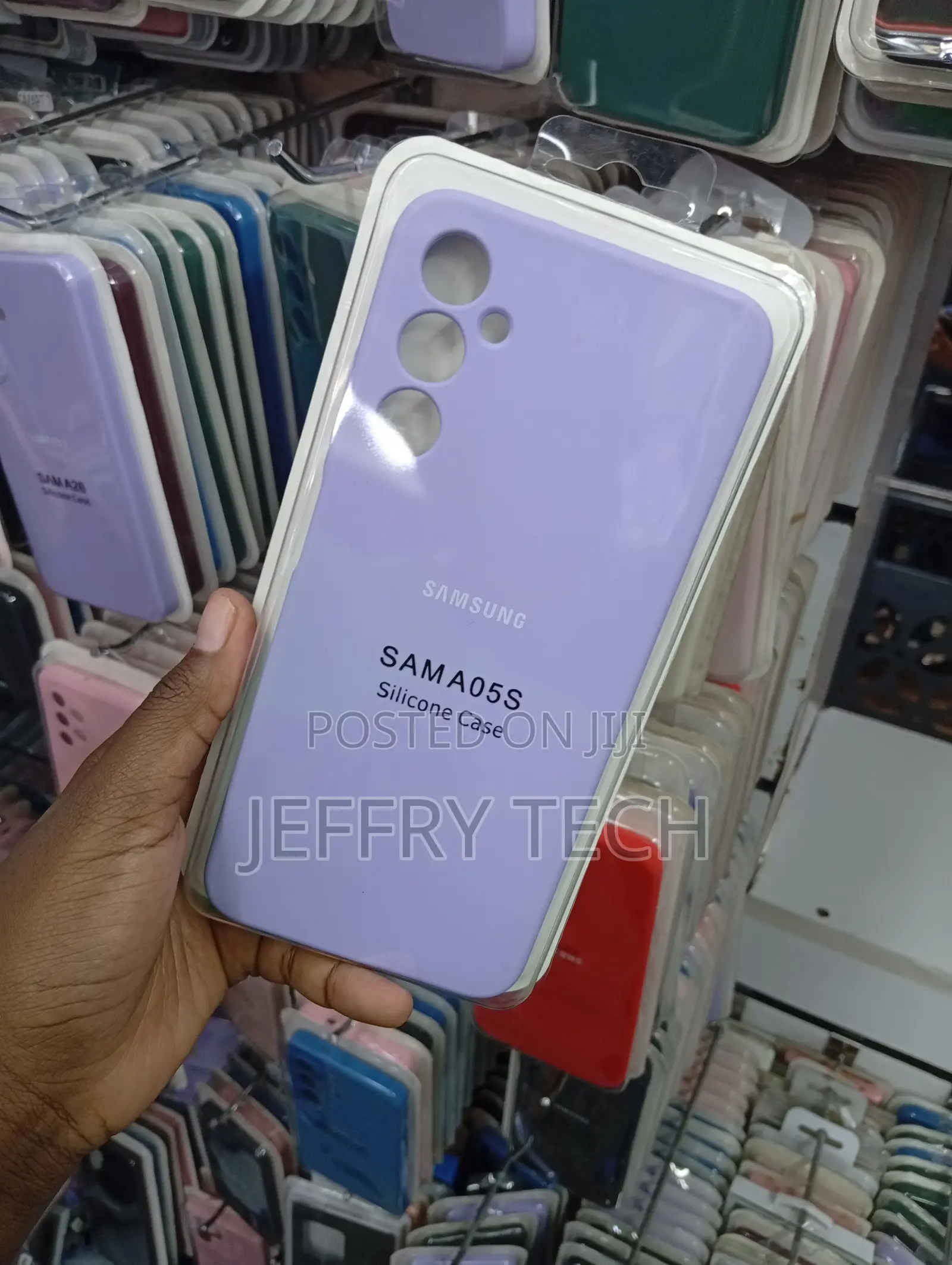 Samsung Galaxy A05s Vertical Cutouts Cover-Purple