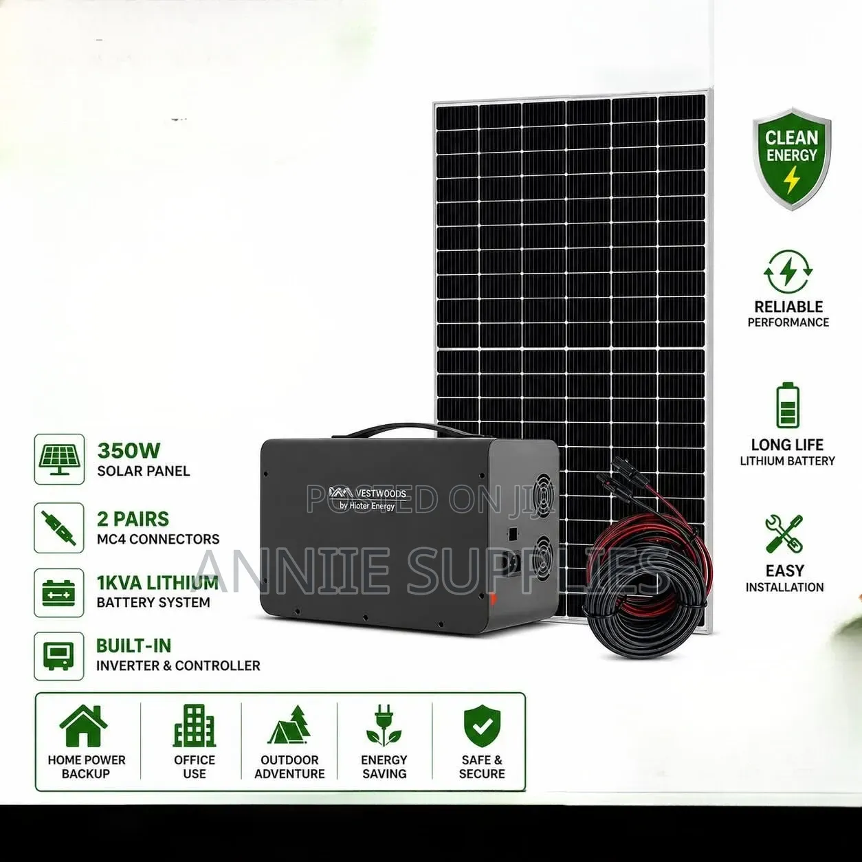 1kwh Lithium Solar System Kit