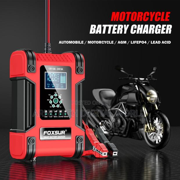 Automobile/Motorcycle Universal Battery Charger - main view