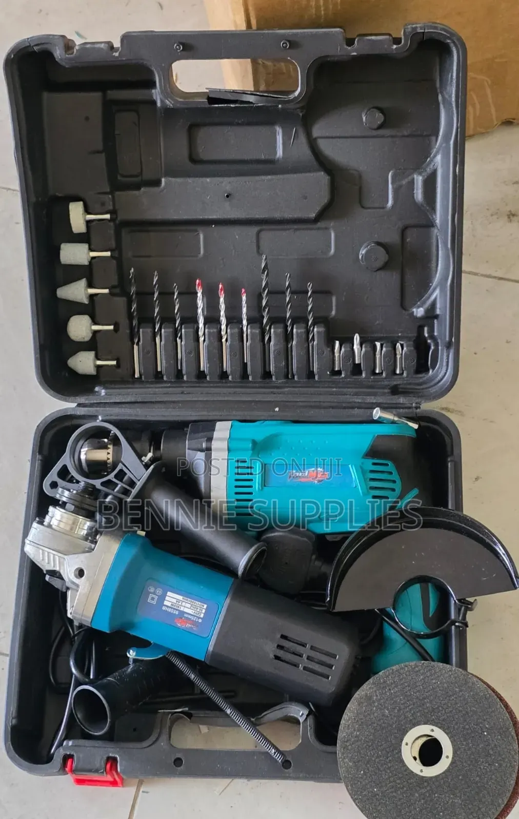 Toolmax Drill+ Grinder Combo