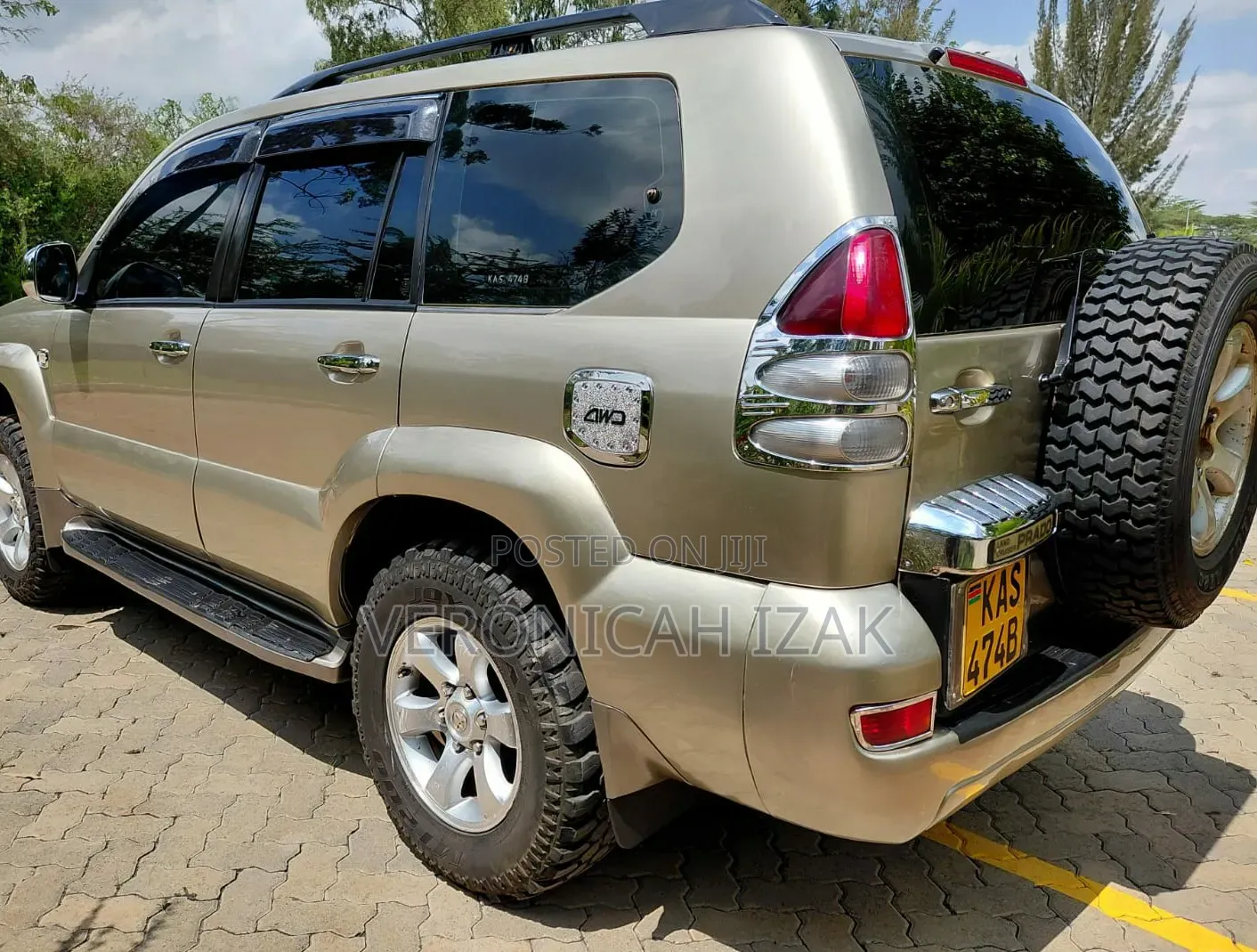 Toyota Land Cruiser Prado 2003 Gold