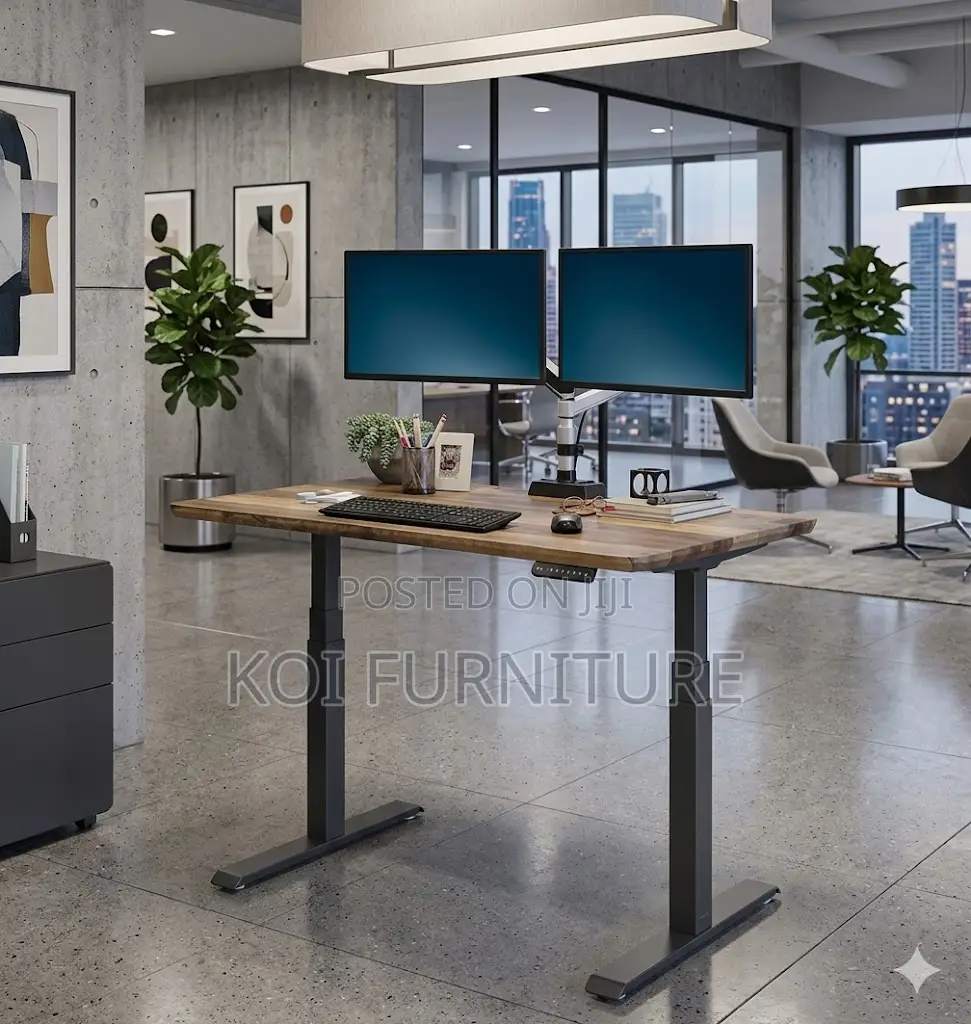Office Desk; 1.2 Meter Electric Convetable Height Standing Desk
