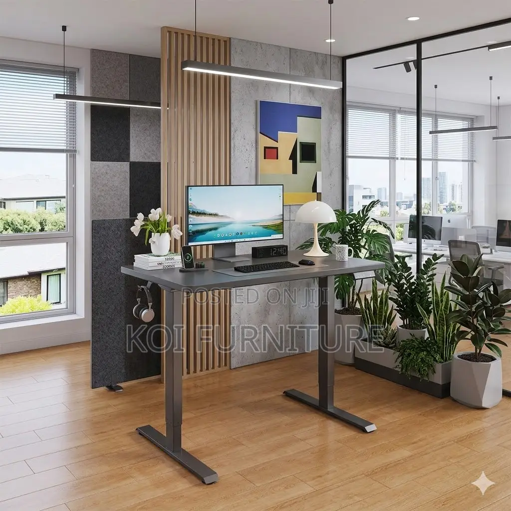 Office Desk; 1.2 Meter Electric Convetable Height Standing Desk