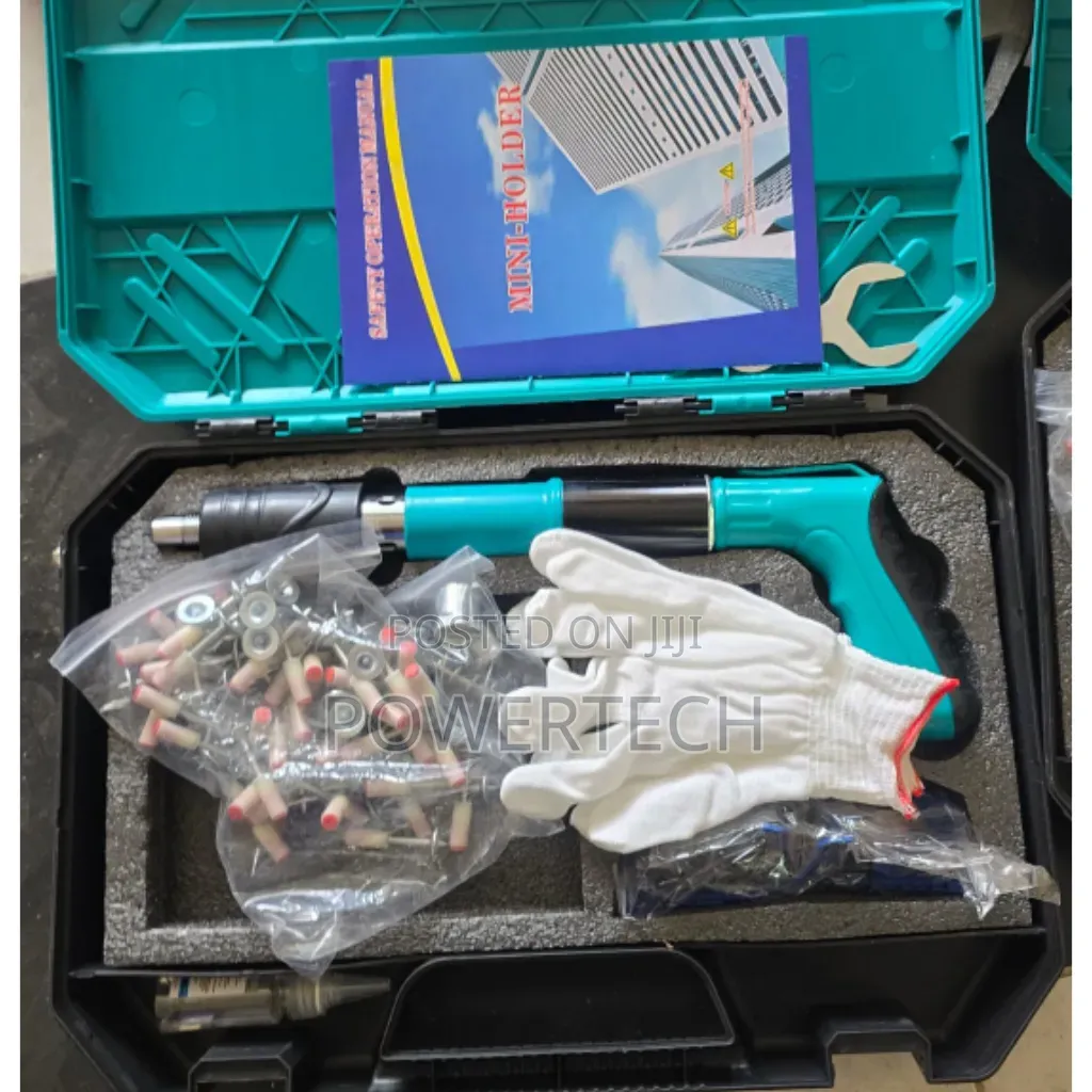 Concrete Nail Gun With 100pcs Nails