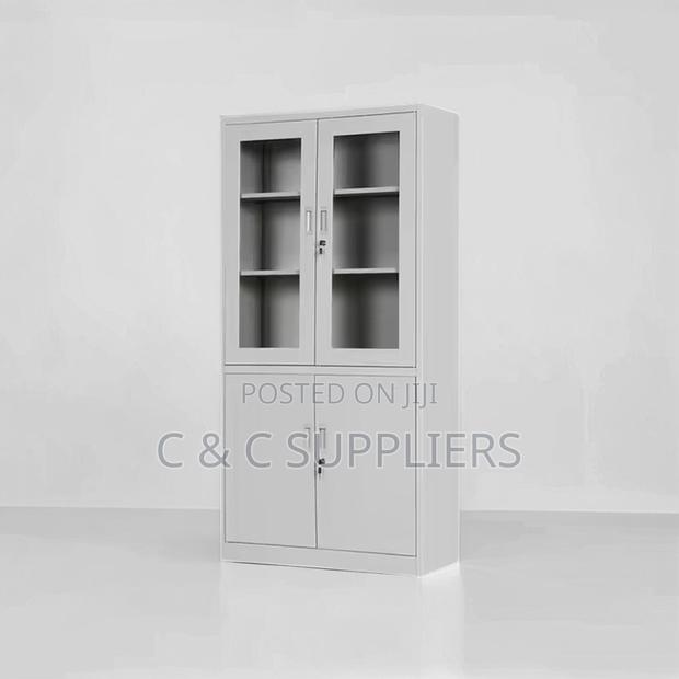 2-Door Half Glass Document Cabinet - thumbnail 4