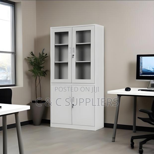 2-Door Half Glass Document Cabinet - thumbnail 5