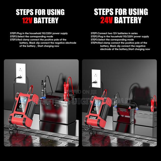 12v/24v Auto-Voltage Battery Charger - thumbnail 2