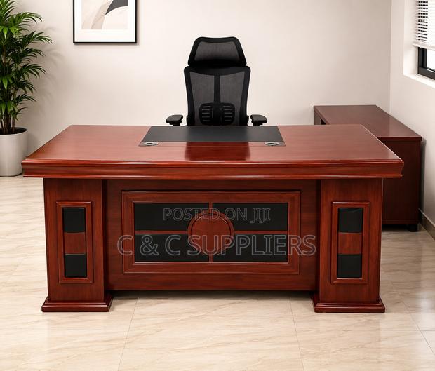 Executive Mahogany Ceo's Table-1.8 Meter's