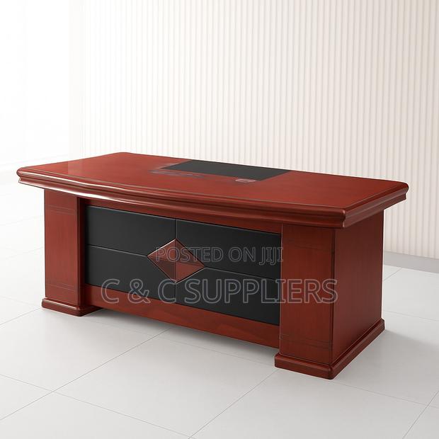 Executive Mahogany Ceo's Table-1.8 Meter's - thumbnail 7