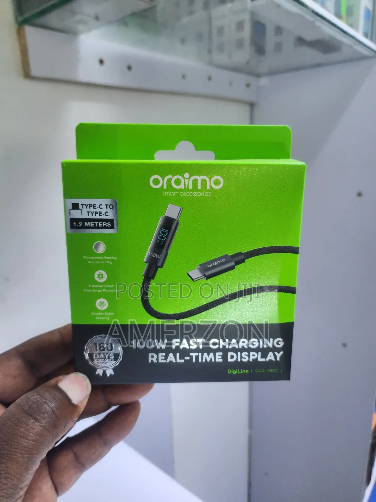 Oraimo Digiline 100w Type-C to Type-C Cable