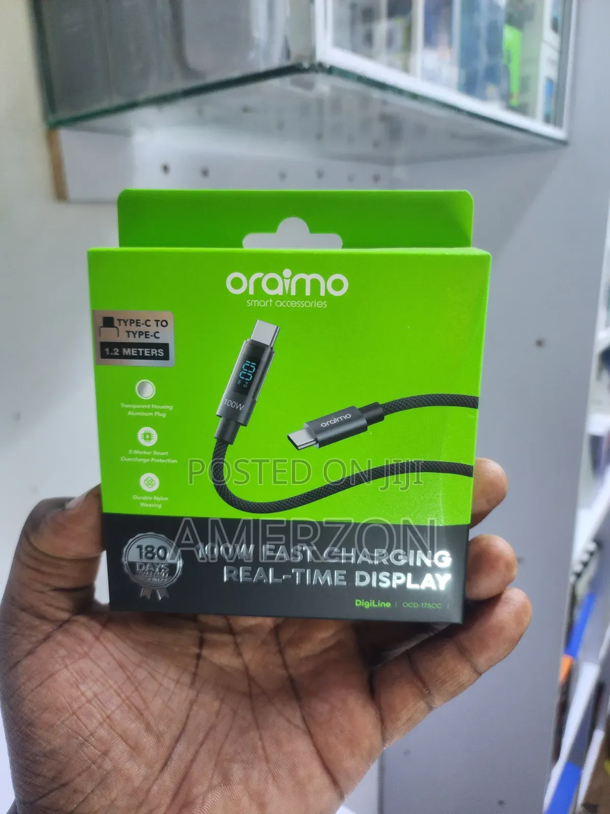 Oraimo Digiline 100w Type-C to Type-C Cable
